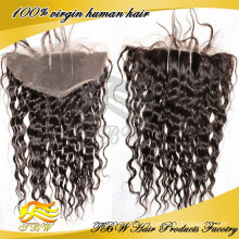 2014 Großhandel Heißer Verkauf Menschliches Haar Verschluss 13x4 &quot;dreiteilige Spitze Frontal Haarteile